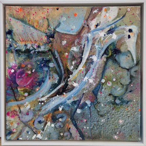 Deep colors  IX by Petra Heck, Painting for Sale on Select