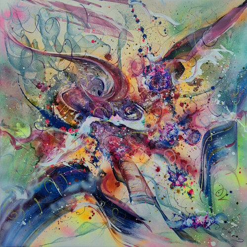 Neustart by Petra Heck, Painting for Sale on Select