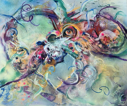 DURCHBLICK by Petra Heck, Painting for Sale on Select
