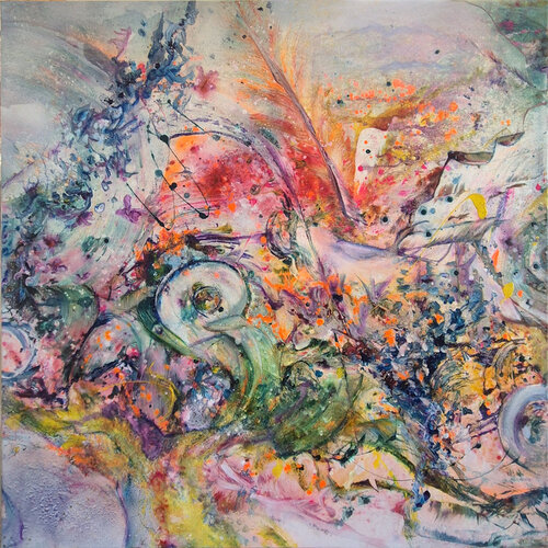 April-Wetter I by Petra Heck, Painting for Sale on Select