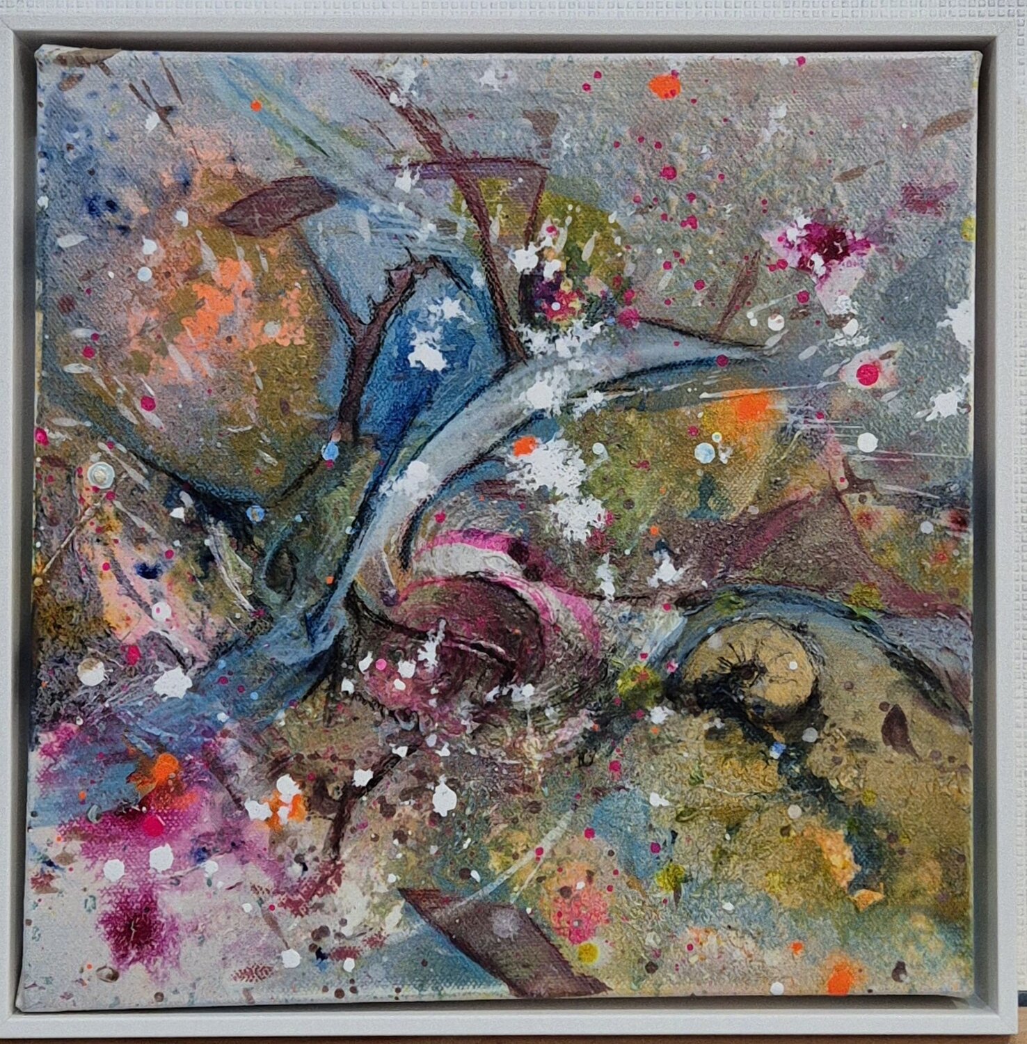 Deep colors  III Petra Heck Original painting for sale