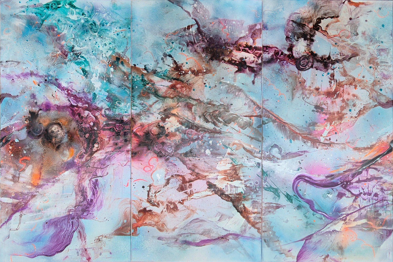 In my dreams, I can fly Petra Heck Original painting for sale