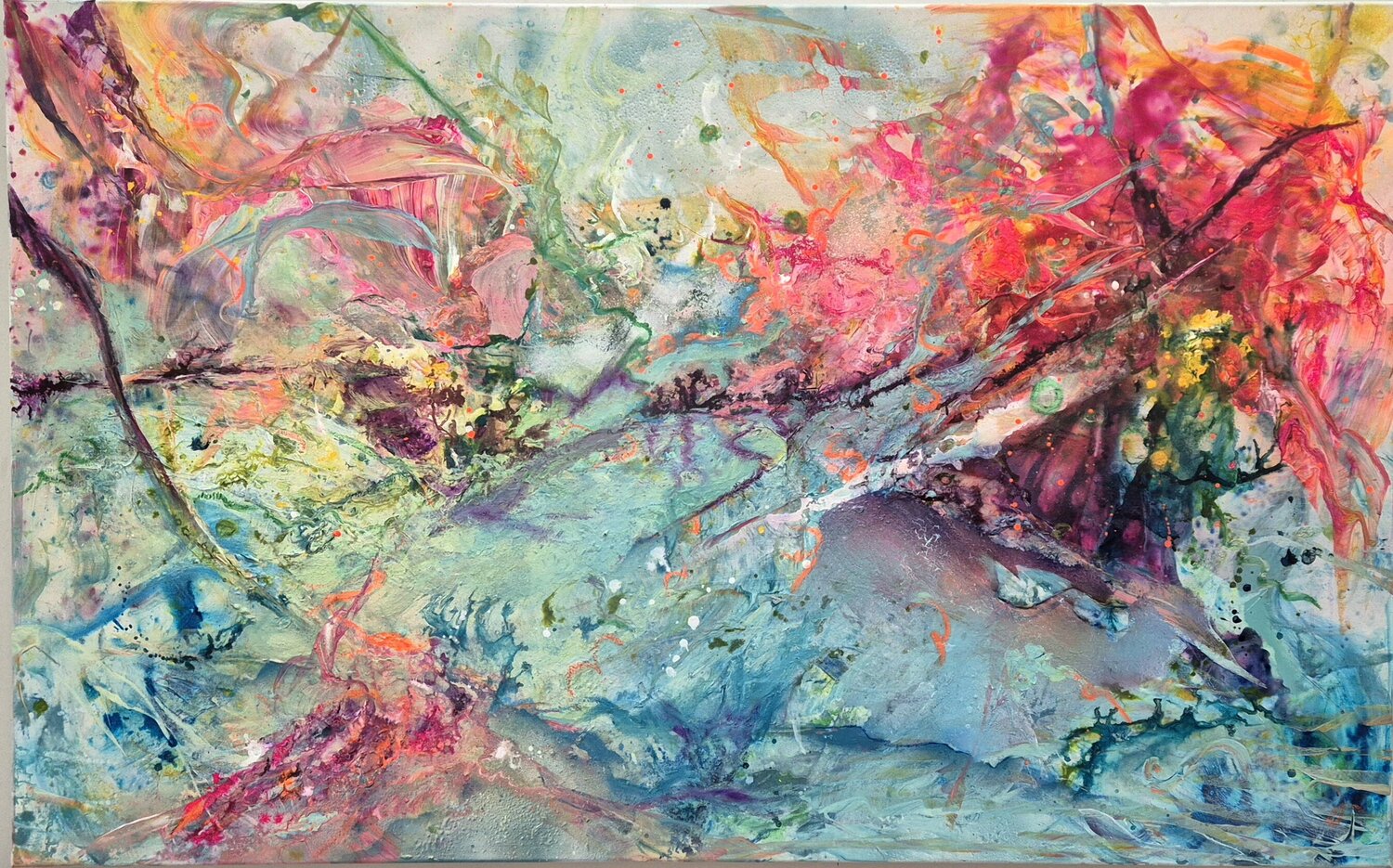 Garten Eden Petra Heck Original painting for sale