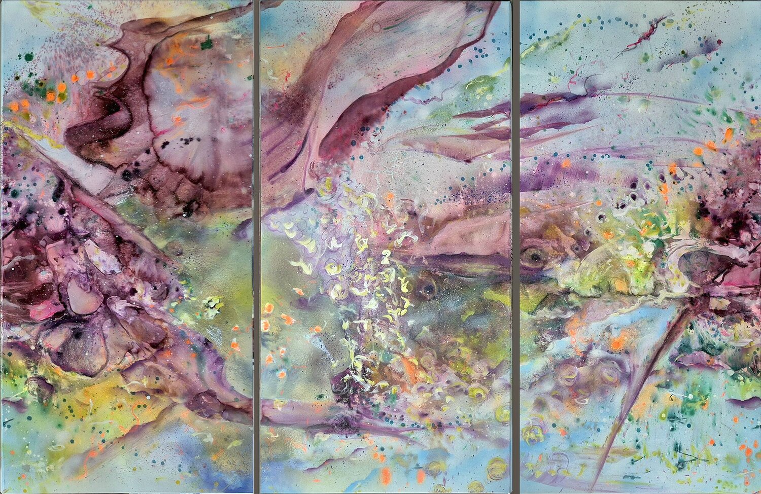 Rosige Aussichten Petra Heck Original painting for sale