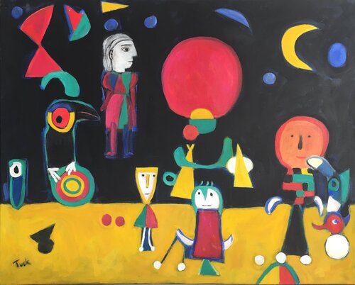 ''Alice in Wonderland-3'' by JO Tuck, Painting for Sale on Select