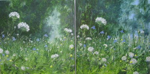 là où se cache le secret des choses by Brigitte Di Scala, Painting for Sale on Select