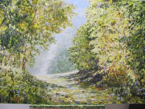 doux soleil d'automne by Brigitte Di Scala, Painting for Sale on Select