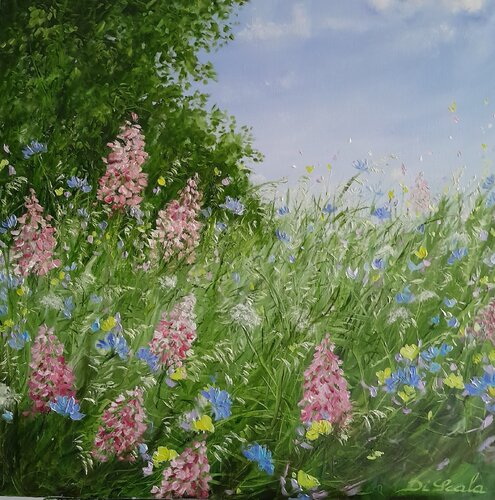 Un cadeau de la nature by Brigitte Di Scala, Painting for Sale on Select