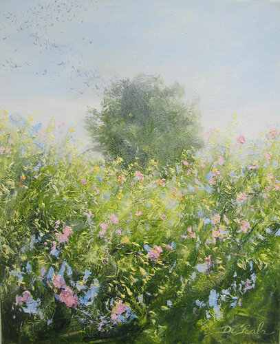 brume matinale by Brigitte Di Scala, Painting for Sale on Select