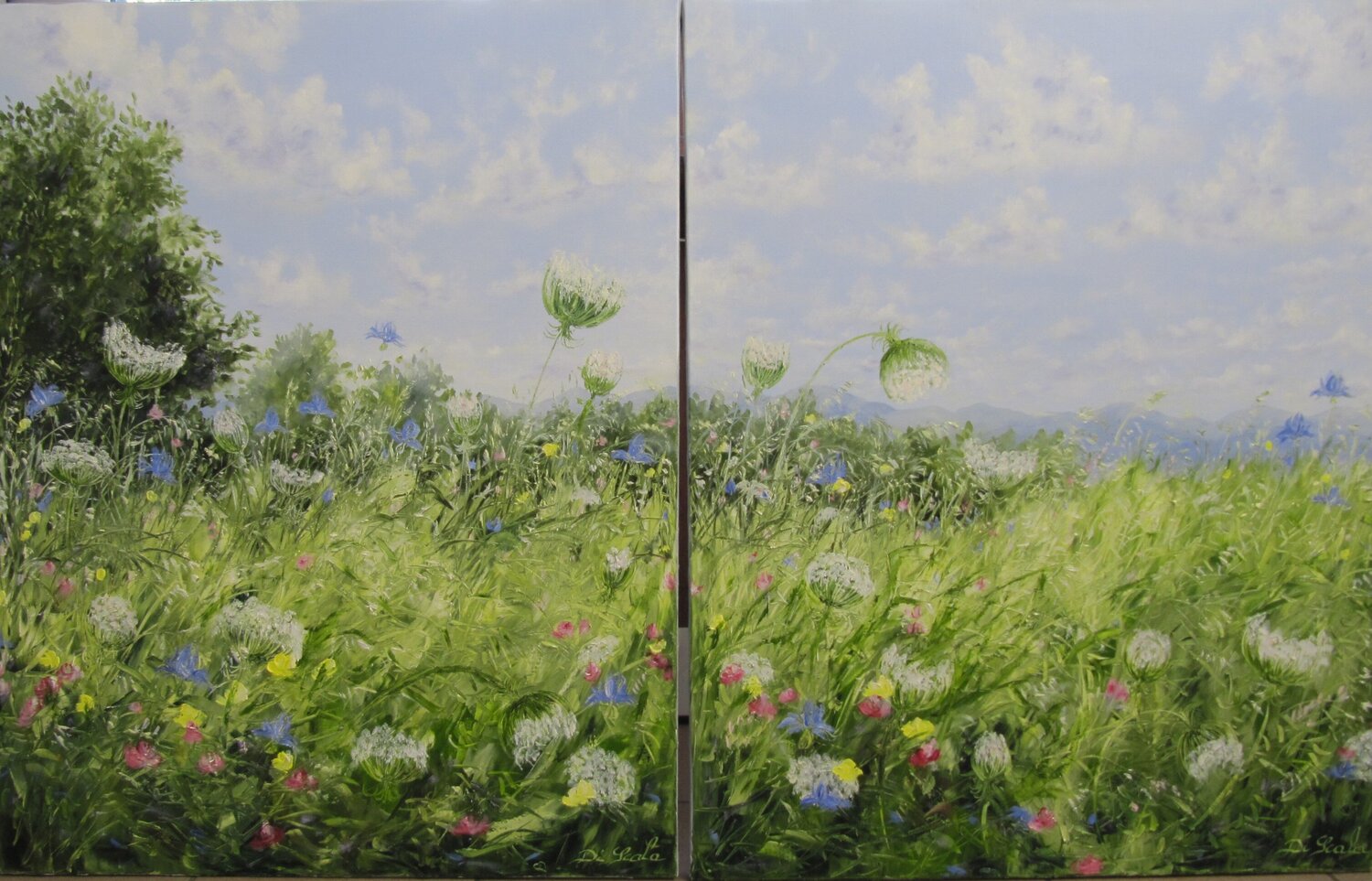 les nectars précieux Brigitte Di Scala Original painting for sale