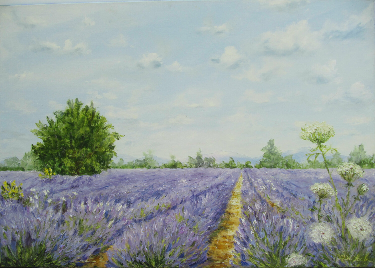 les fées du parfum Brigitte Di Scala Original painting for sale