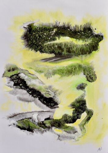 Synesthésie II by Sylvia Rhud, Drawing for Sale on Select