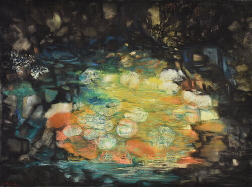Paysage Sensation A by Sylvia Rhud, Drawing for Sale on Select