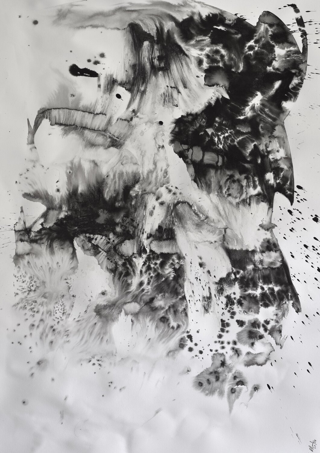 Synesthésie III Sylvia Rhud Drawing for sale