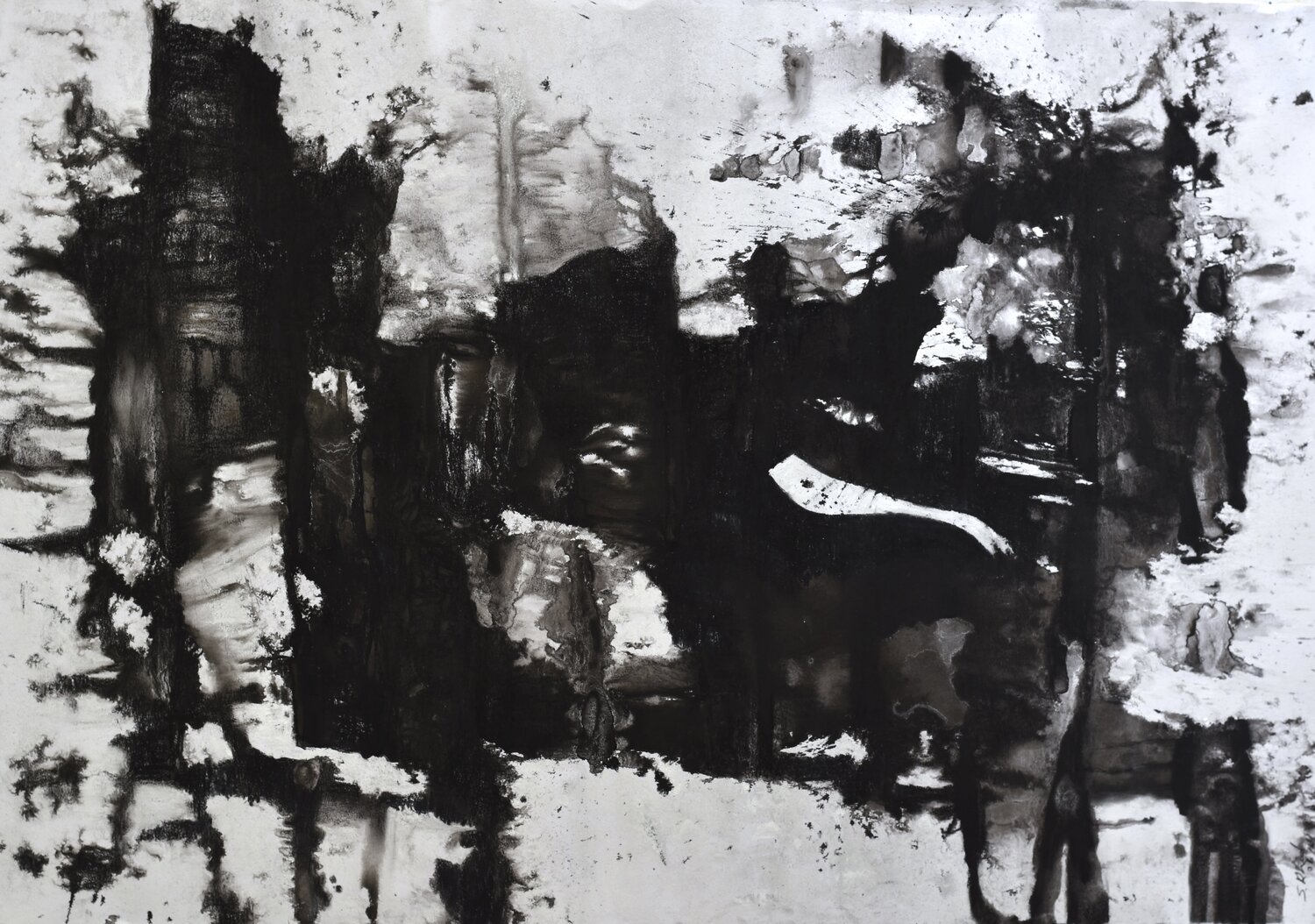 Synesthésie V Sylvia Rhud Drawing for sale