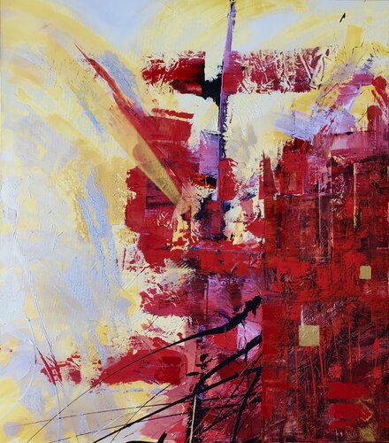 Heat in the City by Serge Zalivatski, Painting for Sale on Select