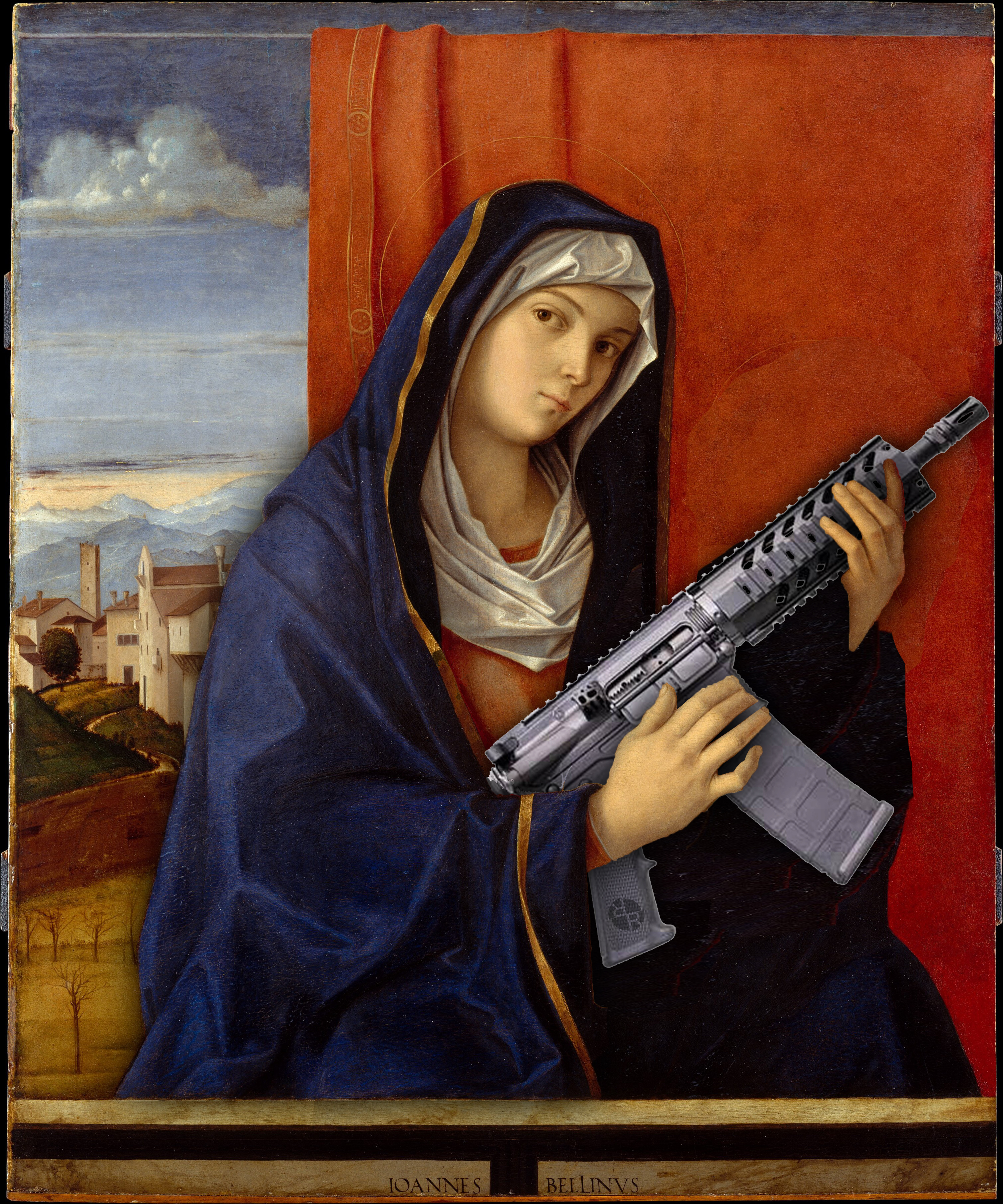 Guns Weapon Painting Parody Funny Gun Guns