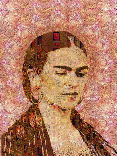 Frida Kahlo City Artist von Tony Rubino, Malerei kaufen auf Select