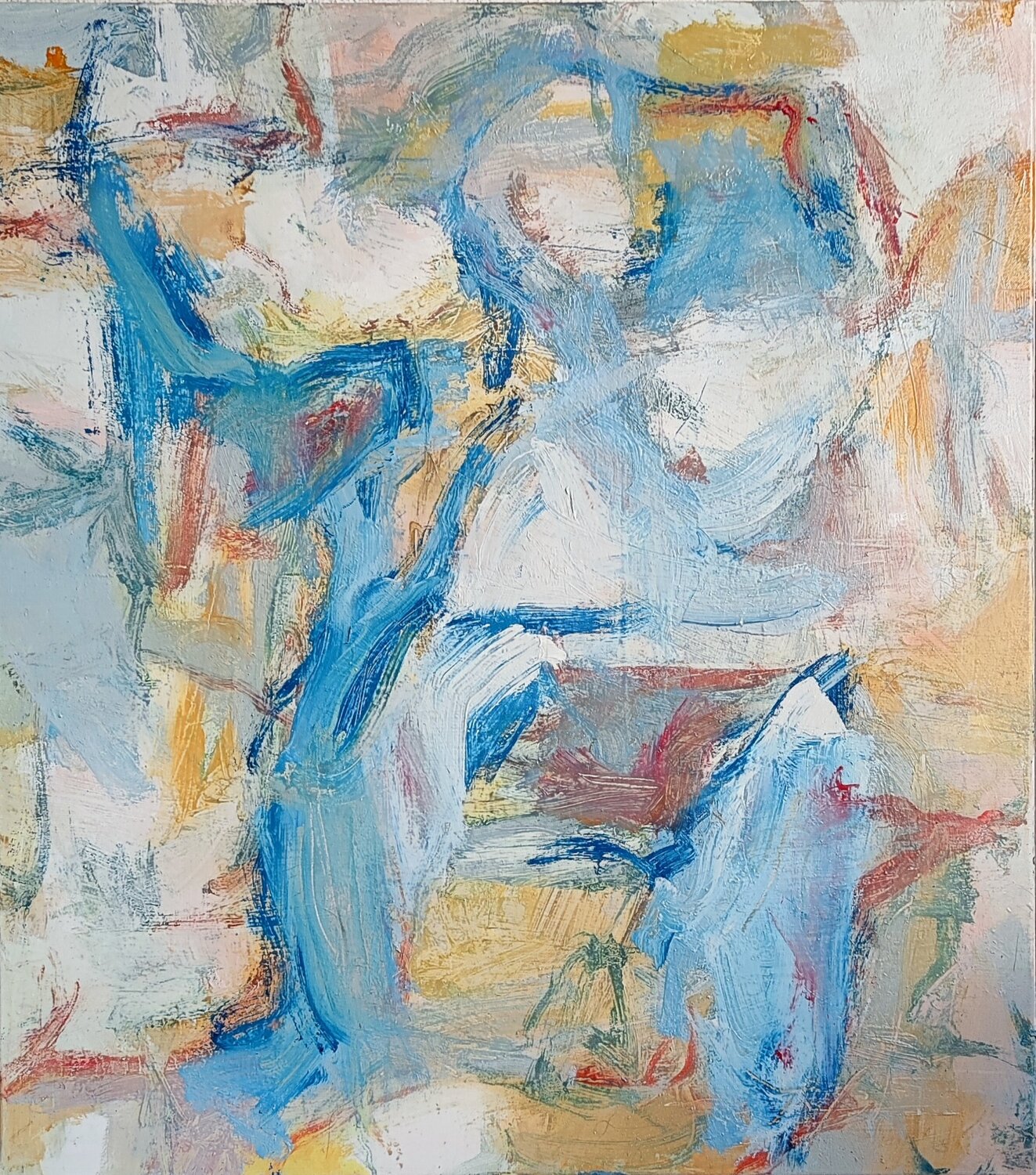 Seated figure Claudio Scotoni Original painting for sale