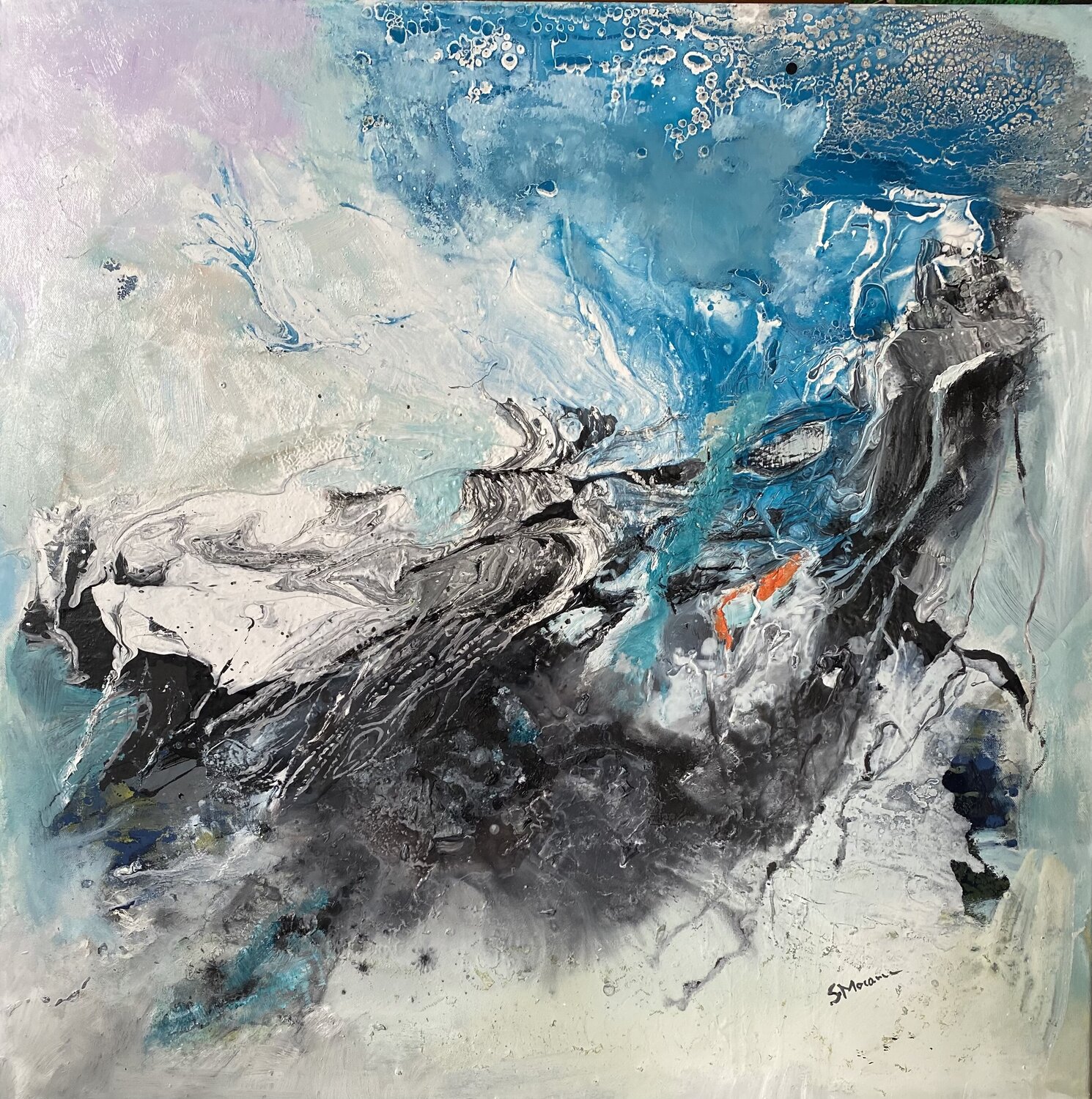 Structure Steliana MOCANU Original painting for sale