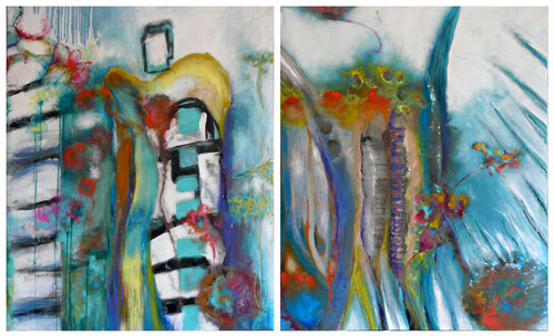ecce homo 5-8 by Véronique Egloff, Painting for Sale on Select
