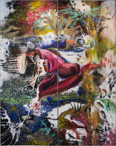 femme par nature 1 by Véronique Egloff, Painting for Sale on Select