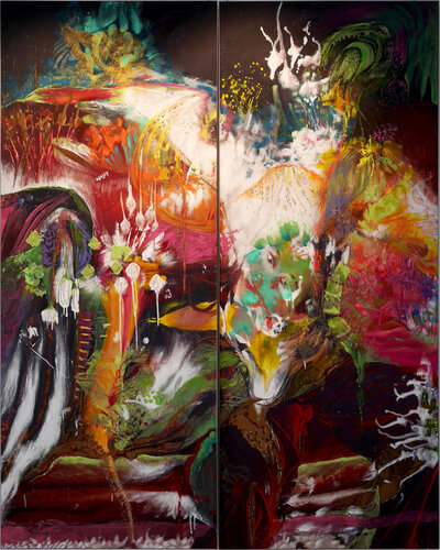 femme par nature 2 by Véronique Egloff, Painting for Sale on Select