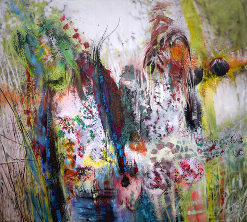 femme par nature 3 by Véronique Egloff, Painting for Sale on Select