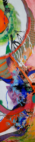 symbiose planétaire 9 by Véronique Egloff, Painting for Sale on Select