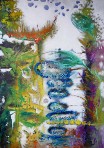 Into the wild 3 by Véronique Egloff, Painting for Sale on Select