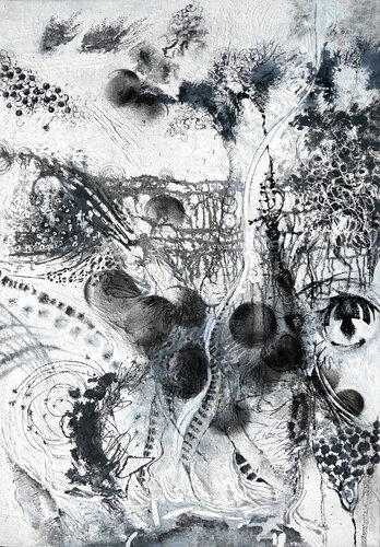 Confinement 2 by Véronique Egloff, Painting for Sale on Select