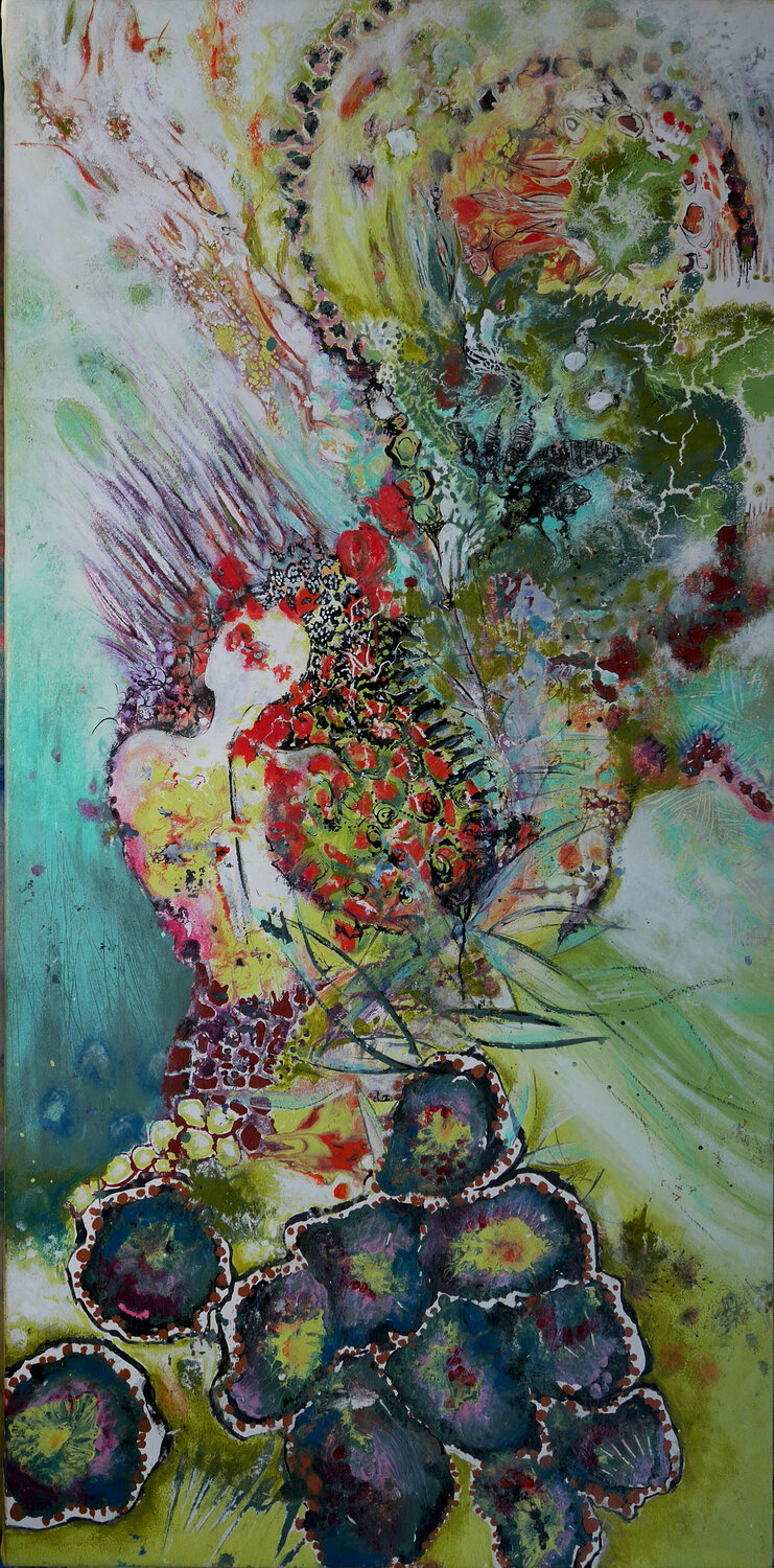 ecce mulier 2 Véronique Egloff Original painting for sale