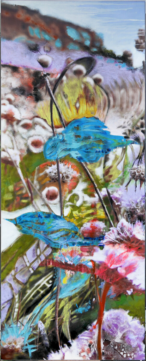 esprit nature 2 Véronique Egloff Original painting for sale