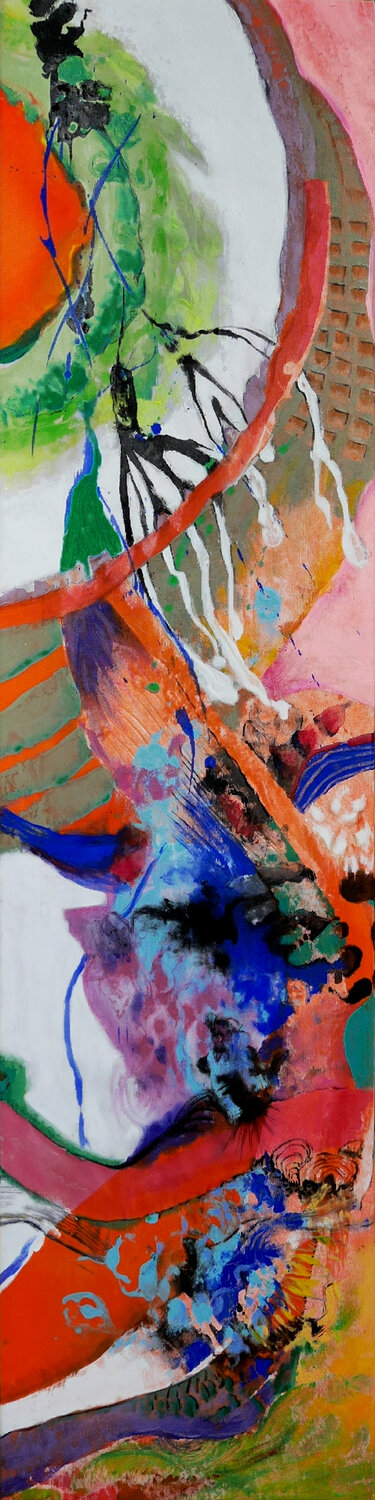 symbiose planétaire 9 Véronique Egloff Original painting for sale