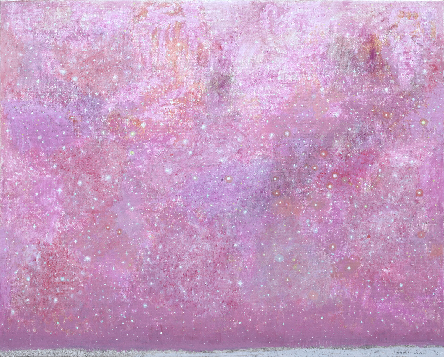 Cielo di stelle Natale Addamiano Original painting for sale