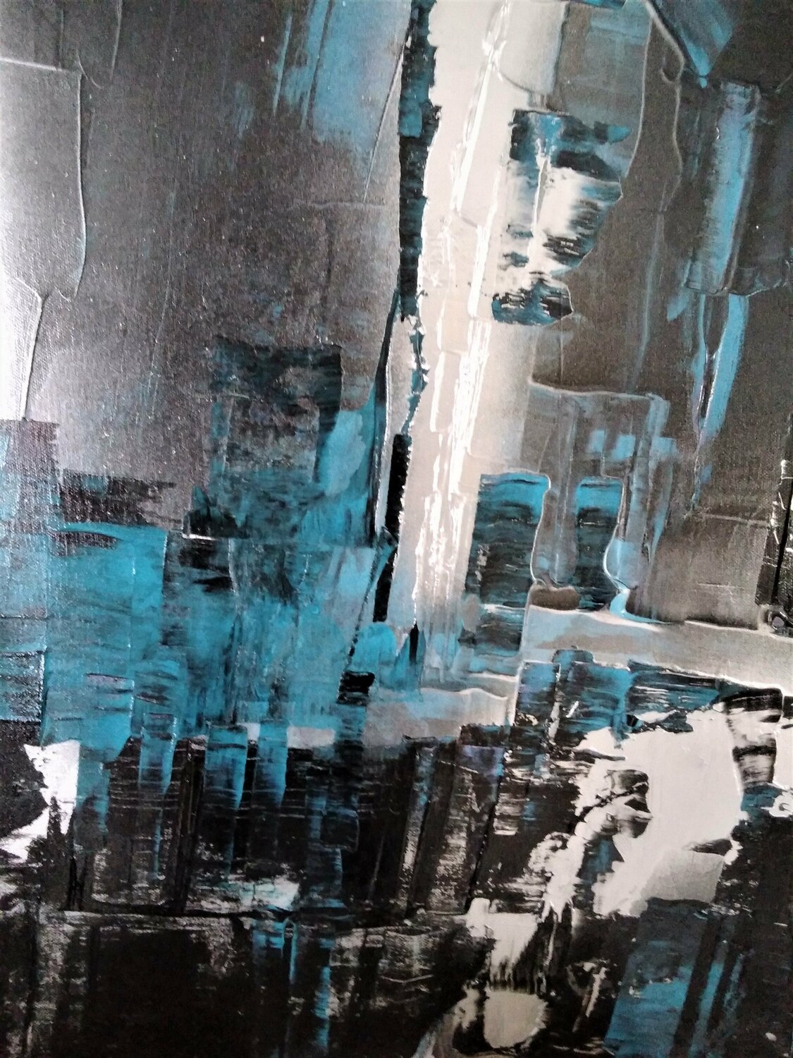 En mouvement Catherine LE ROUX Original painting for sale