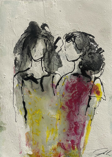 SIBILLA E CLOE by Giusy Lauriola, Painting for Sale on Select