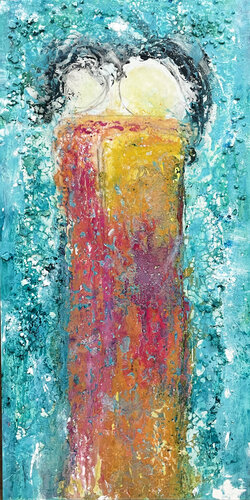 CONNESSE by Giusy Lauriola, Painting for Sale on Select