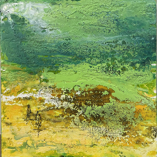 SOGNO VERDE N 4 by Giusy Lauriola, Painting for Sale on Select