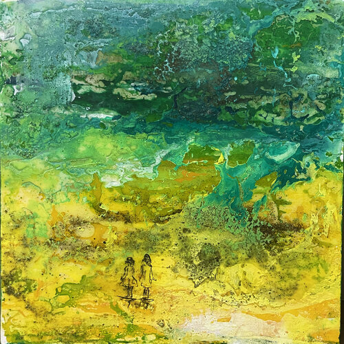 SOGNO VERDE N  1 by Giusy Lauriola, Painting for Sale on Select