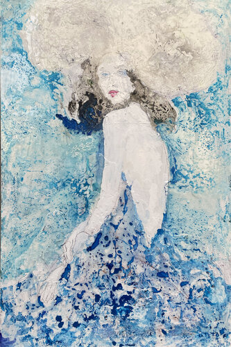 DONNA NUVOLA by Giusy Lauriola, Painting for Sale on Select