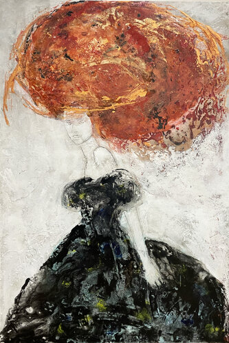 NUVOLA D'AMBRA by Giusy Lauriola, Painting for Sale on Select