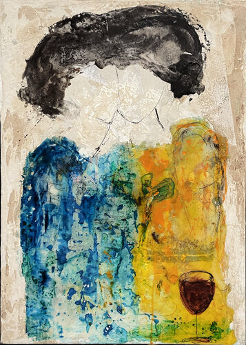 SIAMO MATERIA LIQUIDA N 4 by Giusy Lauriola, Painting for Sale on Select