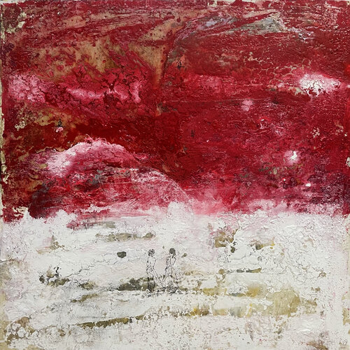 MI IMMERGO NEL ROSSO by Giusy Lauriola, Painting for Sale on Select