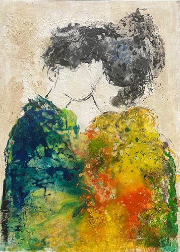 SIAMO MATERIA LIQUIDA N 5 by Giusy Lauriola, Painting for Sale on Select