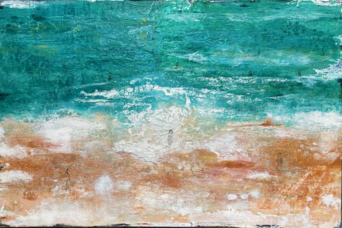 MI IMMERGO NELLA SUPERFICIE ACQUOSA DEL CIELO by Giusy Lauriola, Painting for Sale on Select