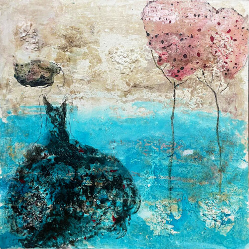 IMMERSA IN UN SOGNO ACQUOSO by Giusy Lauriola, Painting for Sale on Select