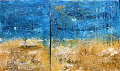 VADO VERSO IL BLU by Giusy Lauriola, Painting for Sale on Select
