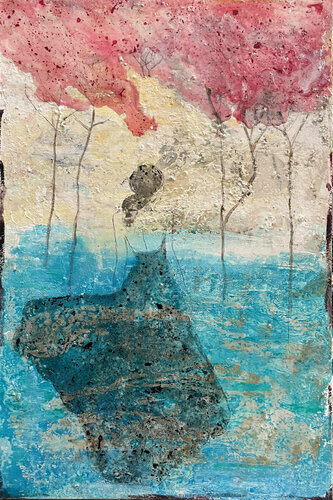 1 UNA VOLTA  ERO UNA BAMBINA by Giusy Lauriola, Painting for Sale on Select