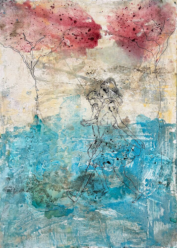 LA VITA TI ATTRAVERSA by Giusy Lauriola, Painting for Sale on Select